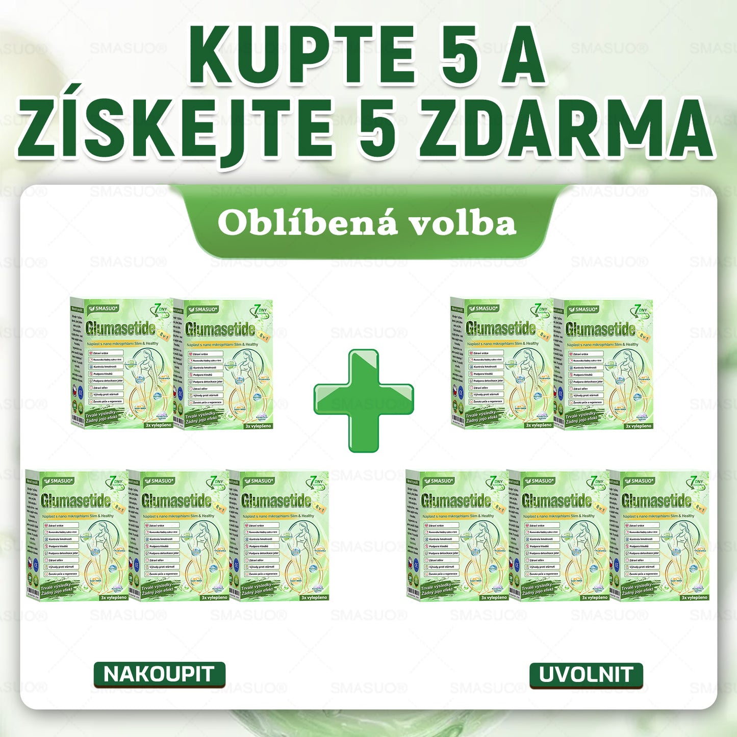 B🇭🇺Európai egészségügyi előírásoknak megfelelő · 👩‍⚕️Orvosi szakértők által ajánlott termék| 🎁 SM𝗔𝗦𝗨O® Glumasetide 8 az 1-ben Karcsú és Egészséges Nano Mikrotűs Tapasz
