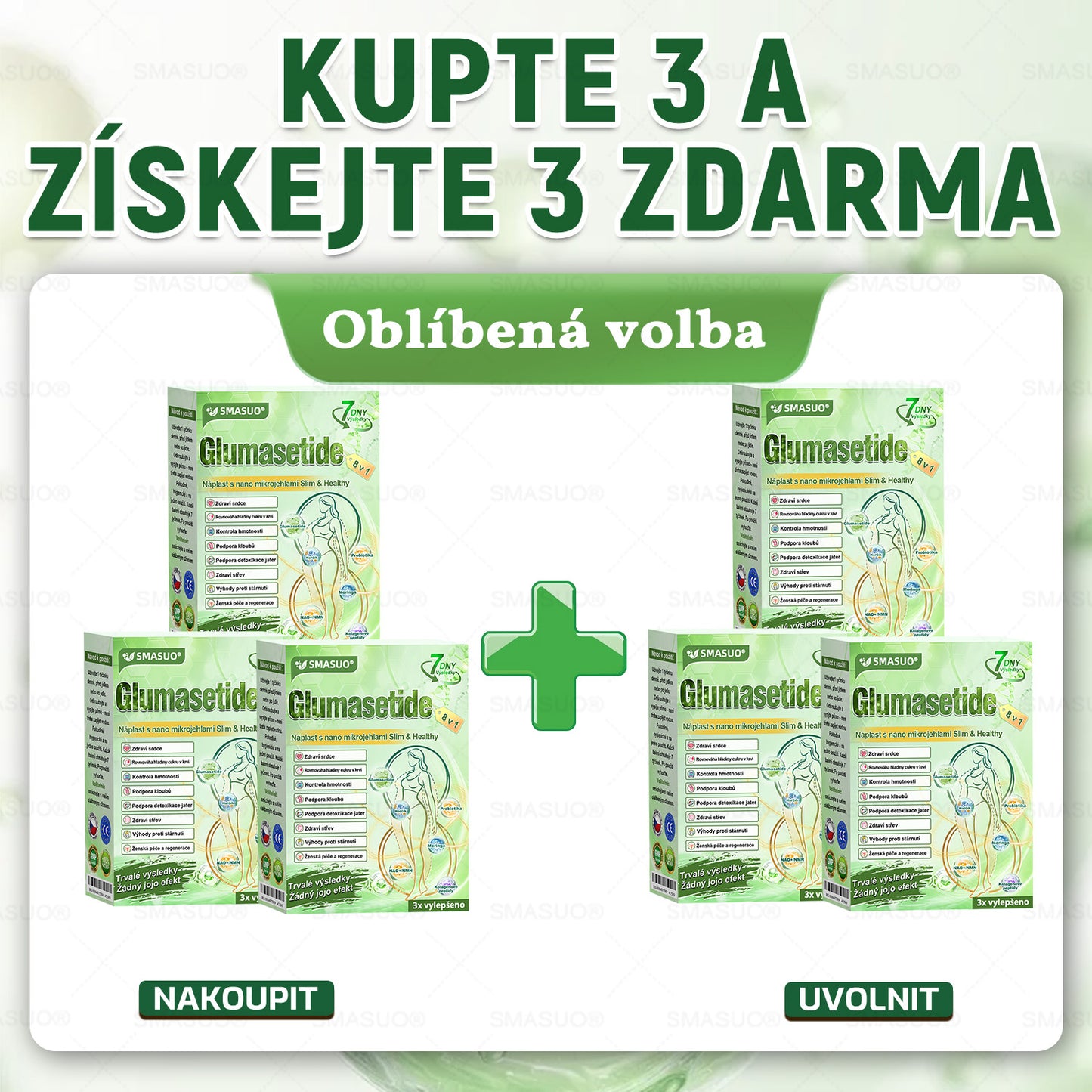 B🇭🇺Európai egészségügyi előírásoknak megfelelő · 👩‍⚕️Orvosi szakértők által ajánlott termék| 🎁 SM𝗔𝗦𝗨O® Glumasetide 8 az 1-ben Karcsú és Egészséges Nano Mikrotűs Tapasz