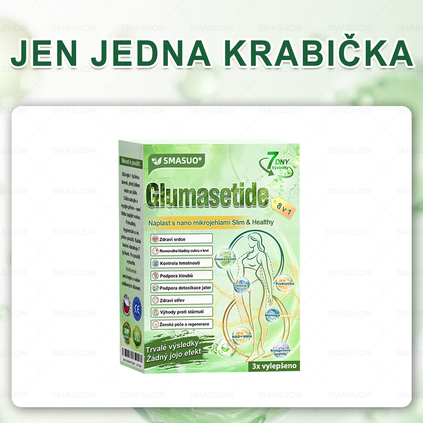 B🇭🇺Európai egészségügyi előírásoknak megfelelő · 👩‍⚕️Orvosi szakértők által ajánlott termék| 🎁 SM𝗔𝗦𝗨O® Glumasetide 8 az 1-ben Karcsú és Egészséges Nano Mikrotűs Tapasz